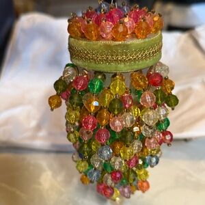 Vintage Handmade Beaded Ornament 1960/1970